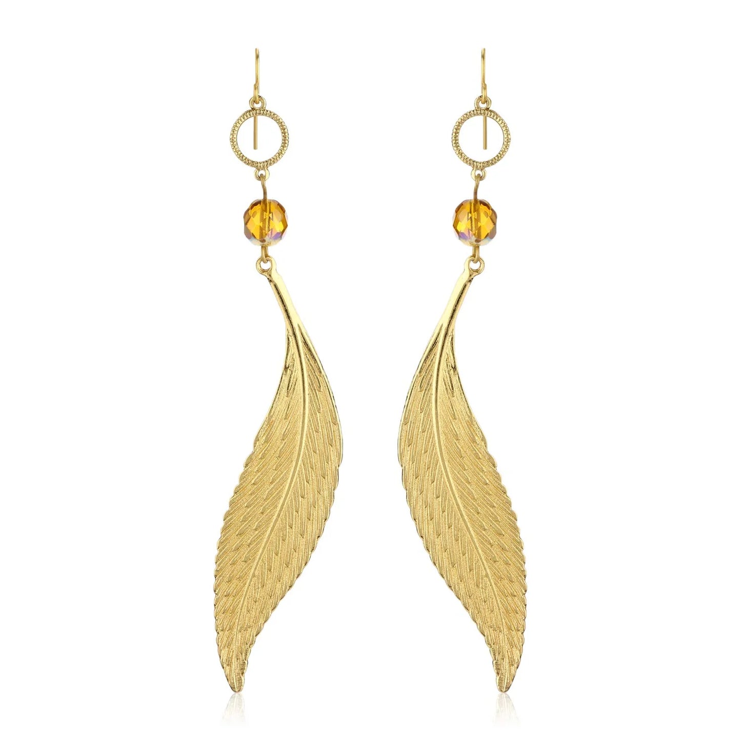 Willow Leaf Dangle Earrings