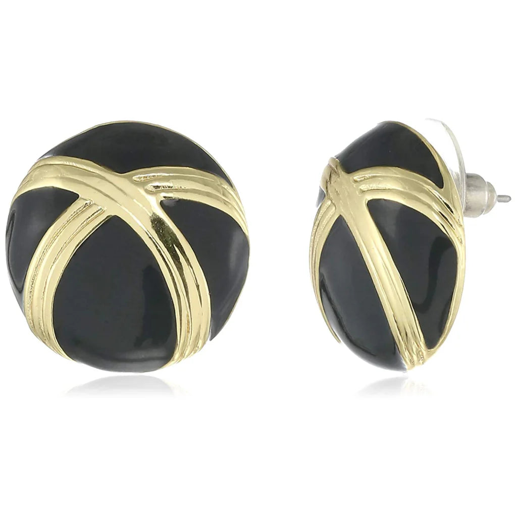 Fancy Circular black fancy latest Studs for women