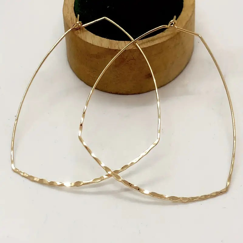 Humble Chic Geometric Hoop Earrings