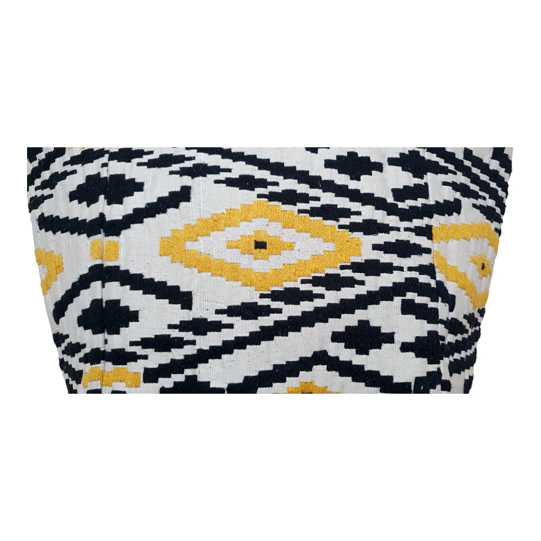 Jacquard Tribal Geometric Pattern Tote Bag