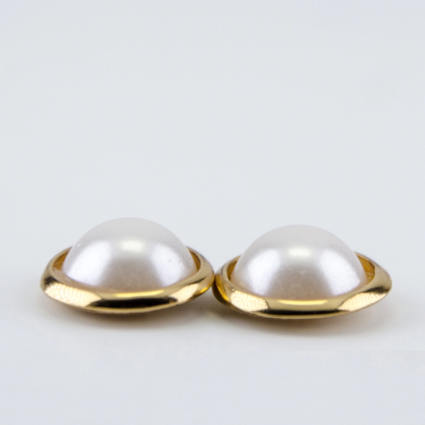 Faux Pearl Stud Earrings