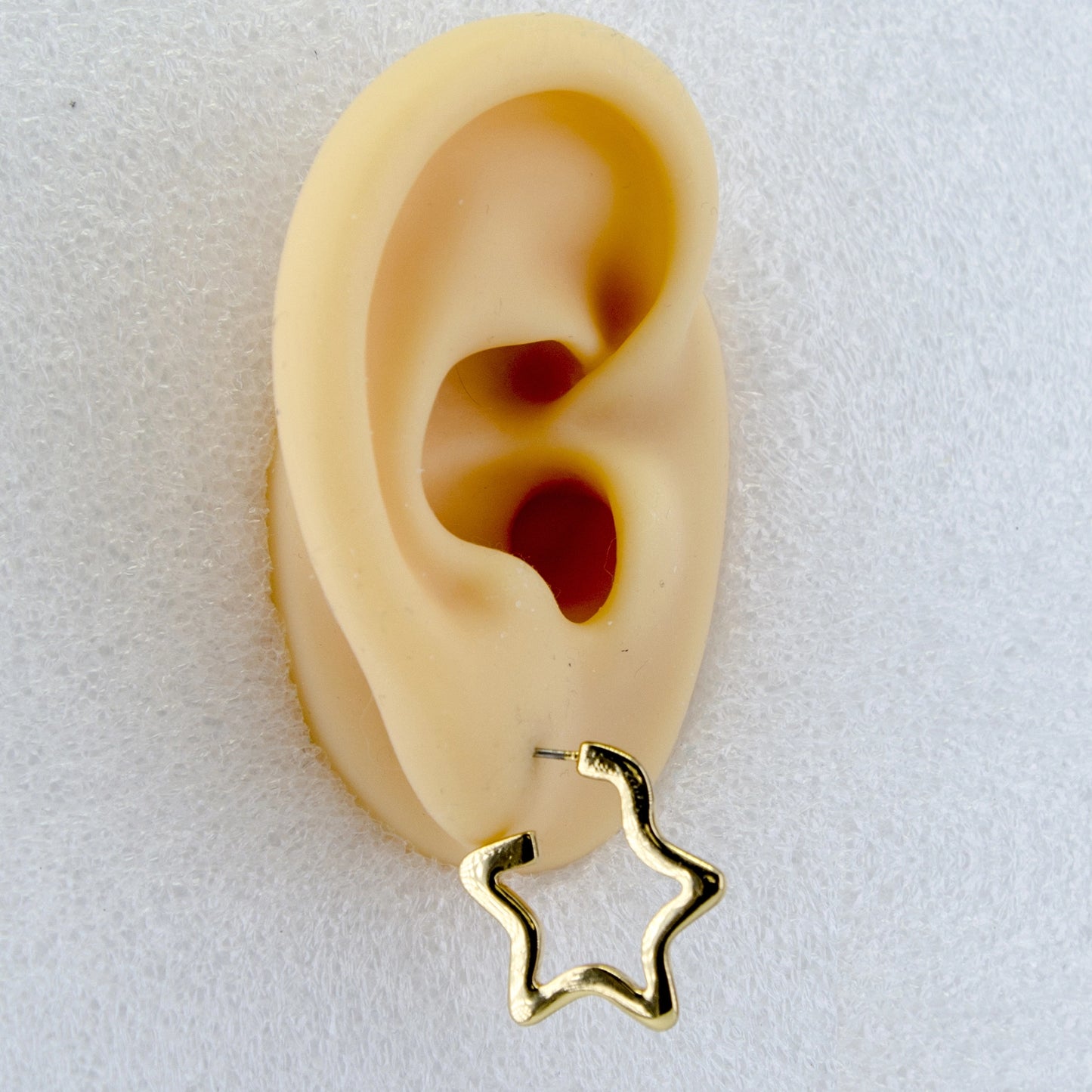 Star Hoop Earrings