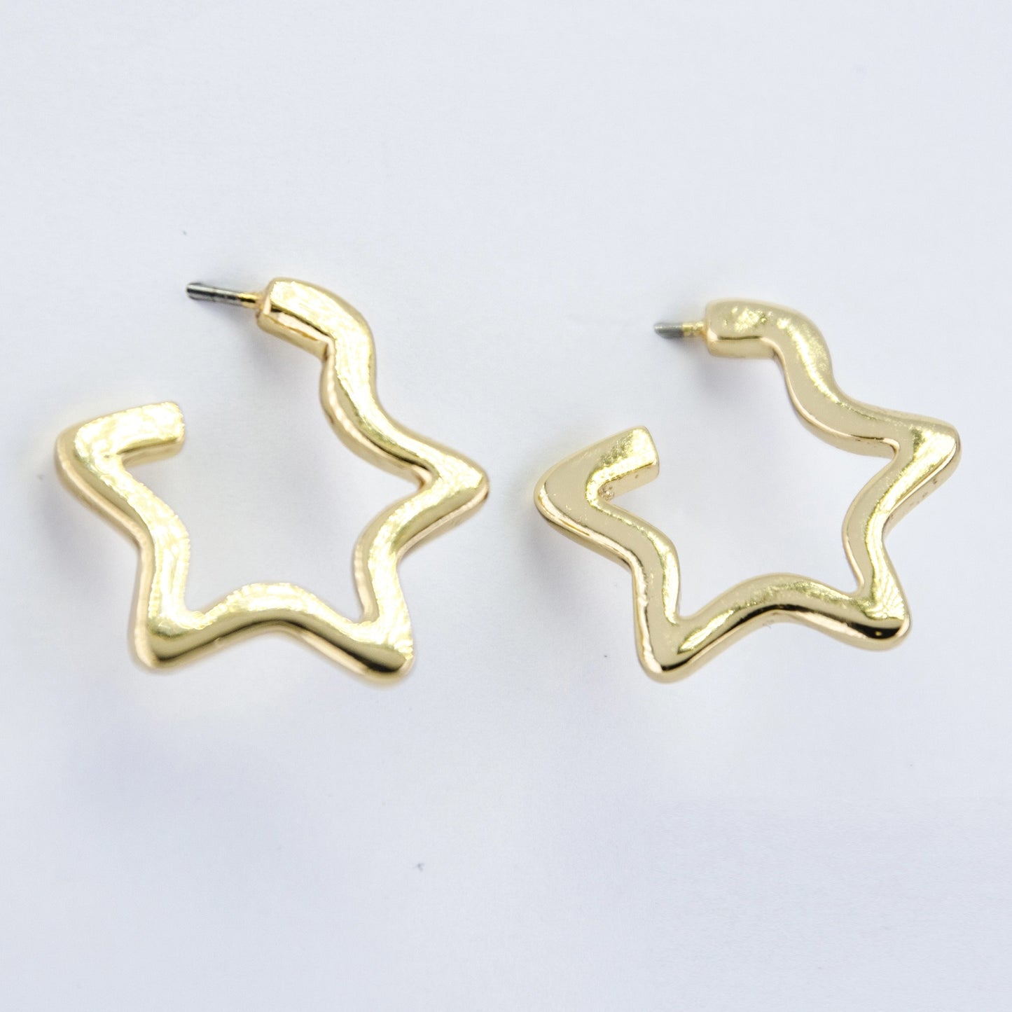 Star Hoop Earrings