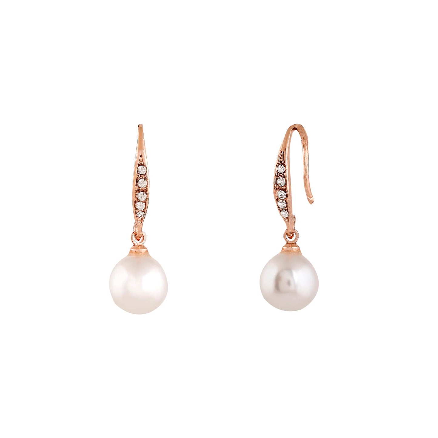 Beautiful Classic Pearl Drop Dangle Earrings