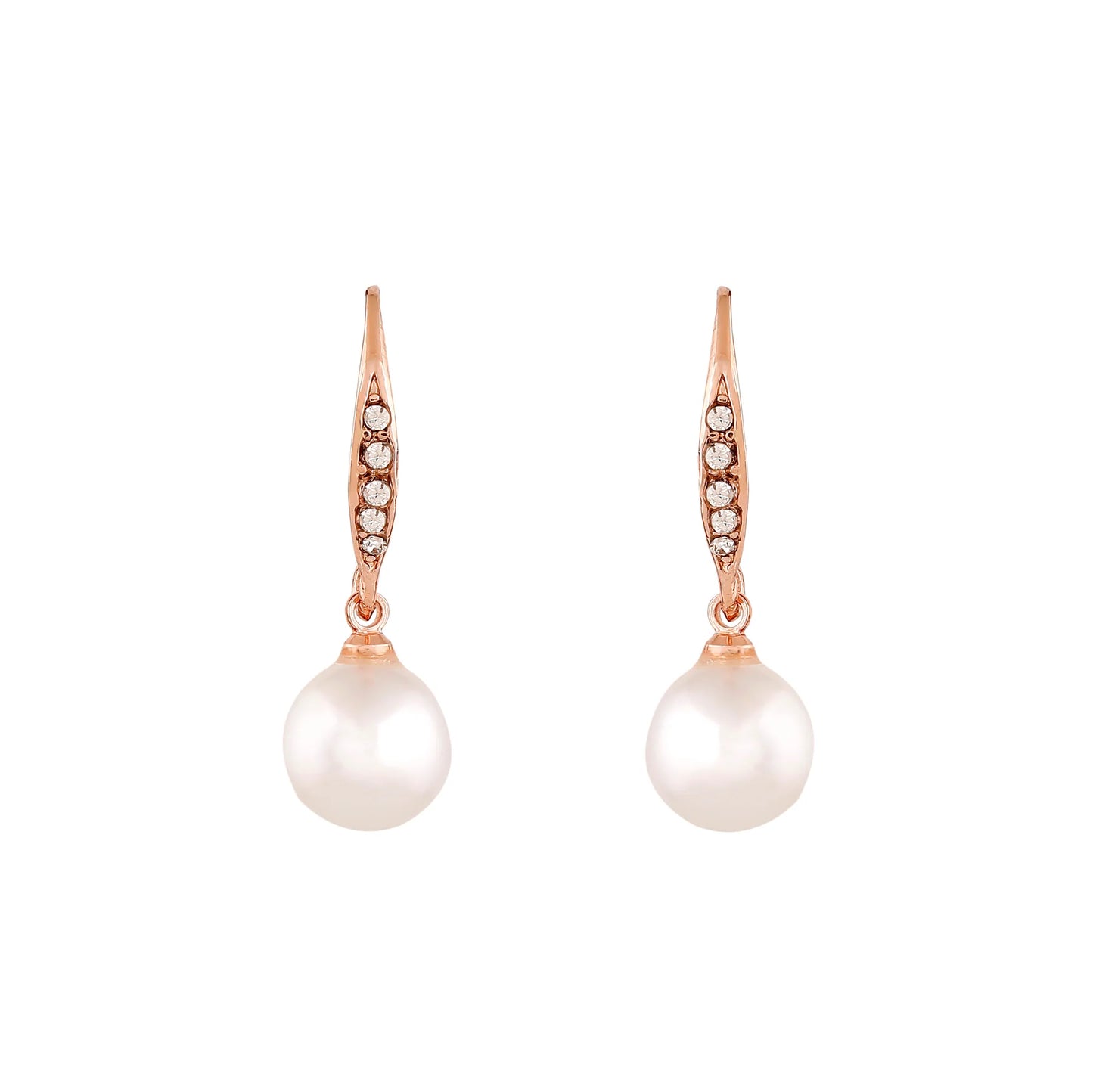 Beautiful Classic Pearl Drop Dangle Earrings