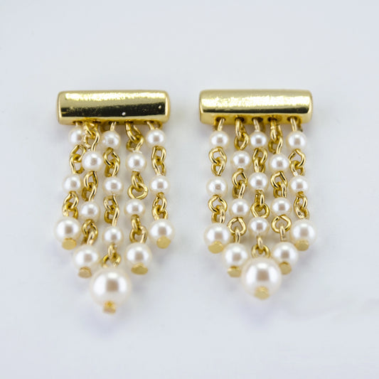 Classic allure of pearls Danglers