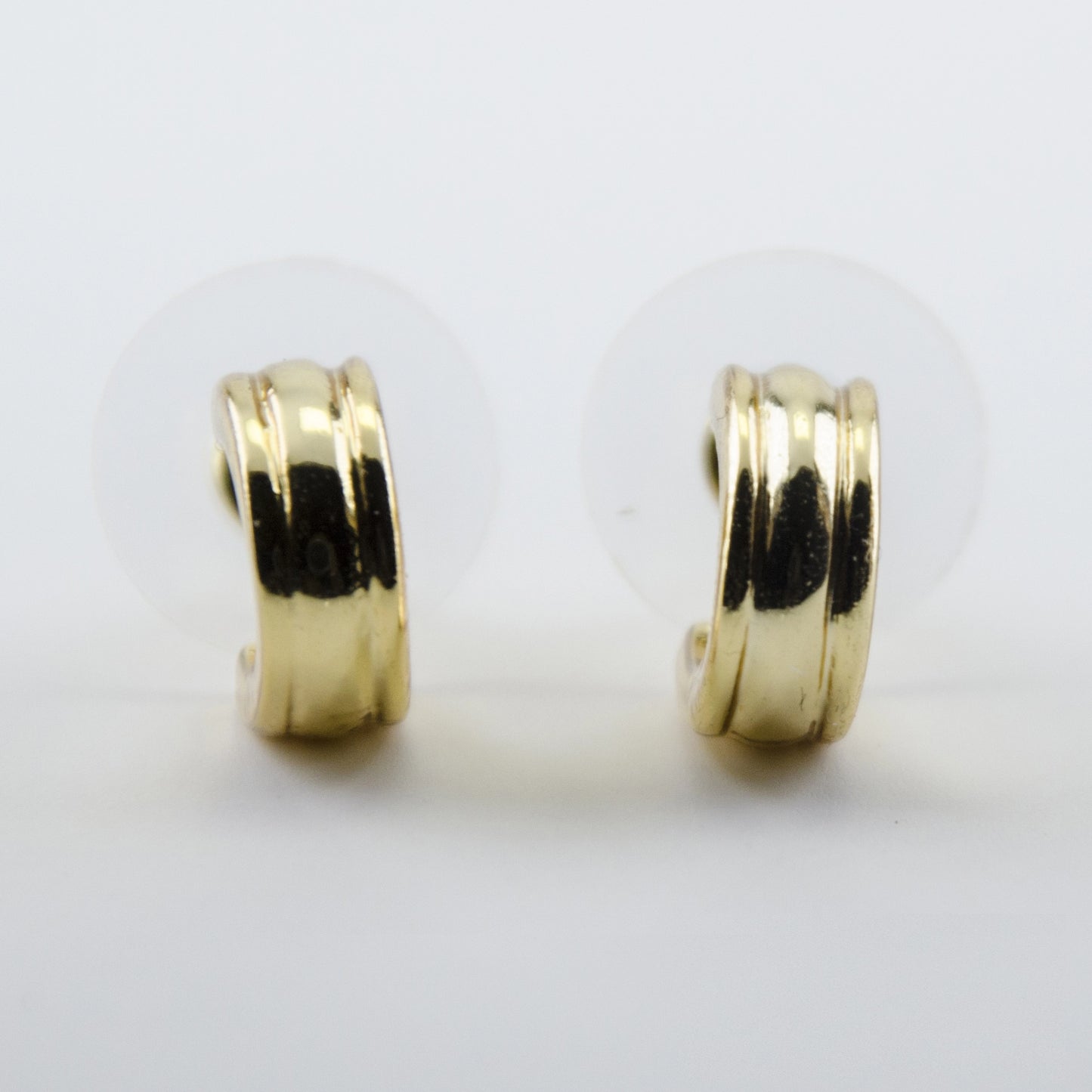 24Kt Gold Plated Tiny smooth Hoop Earrings