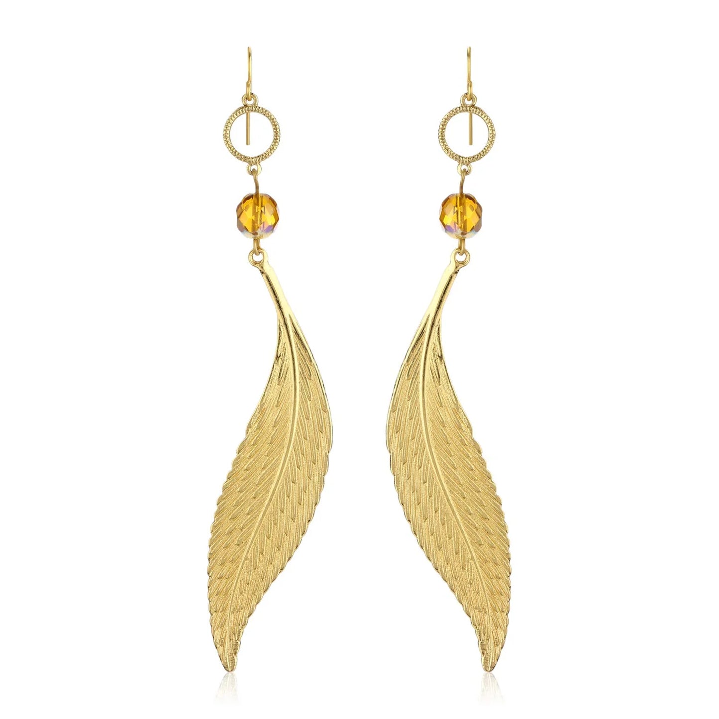 Willow Leaf Dangle Earrings