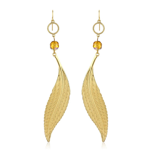 Willow Leaf Dangle Earrings