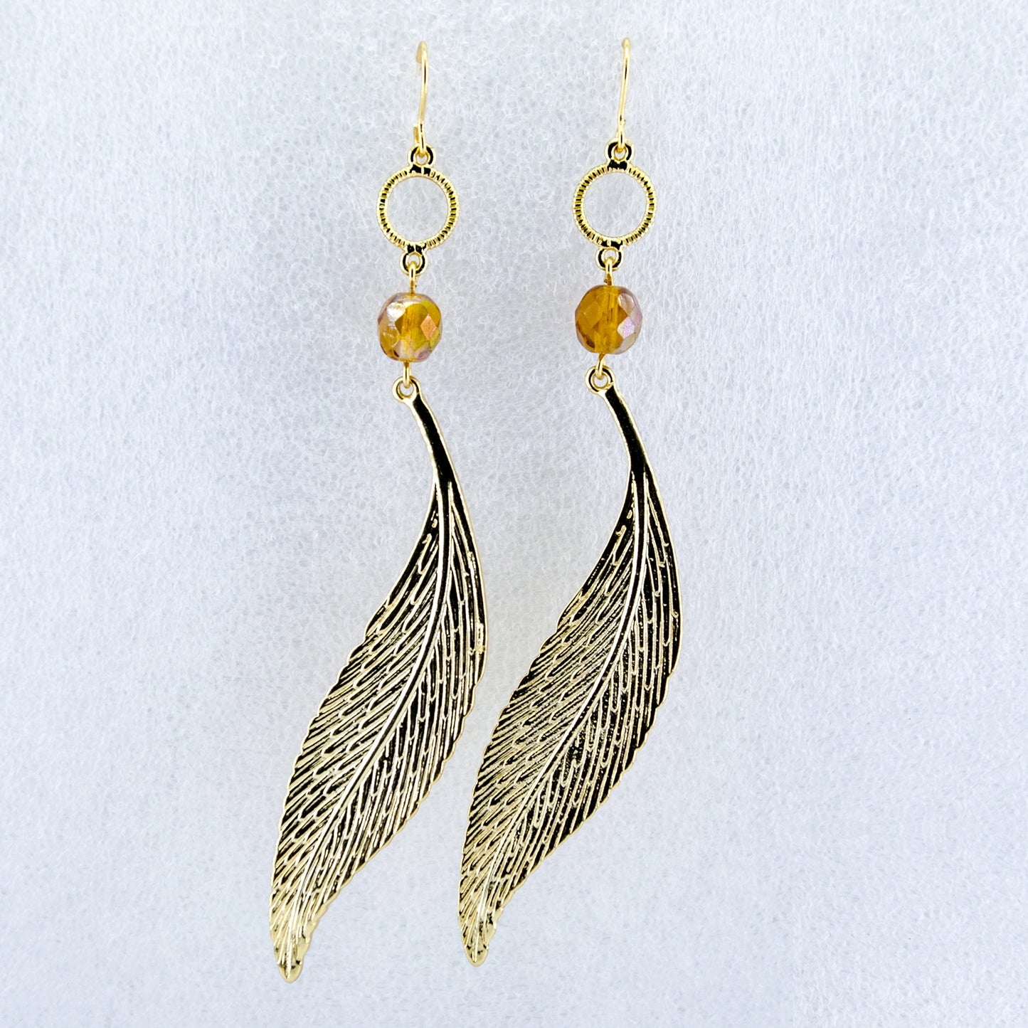 Willow Leaf Dangle Earrings