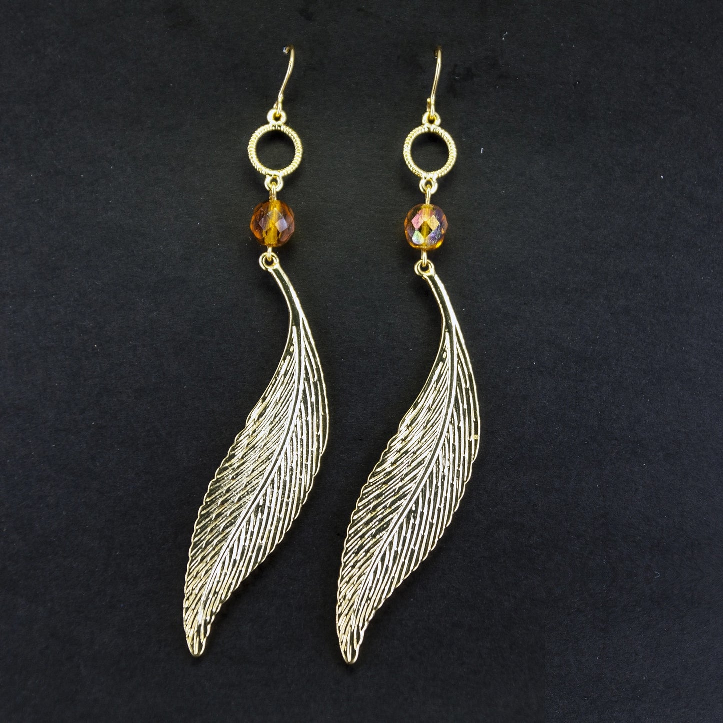 Willow Leaf Dangle Earrings