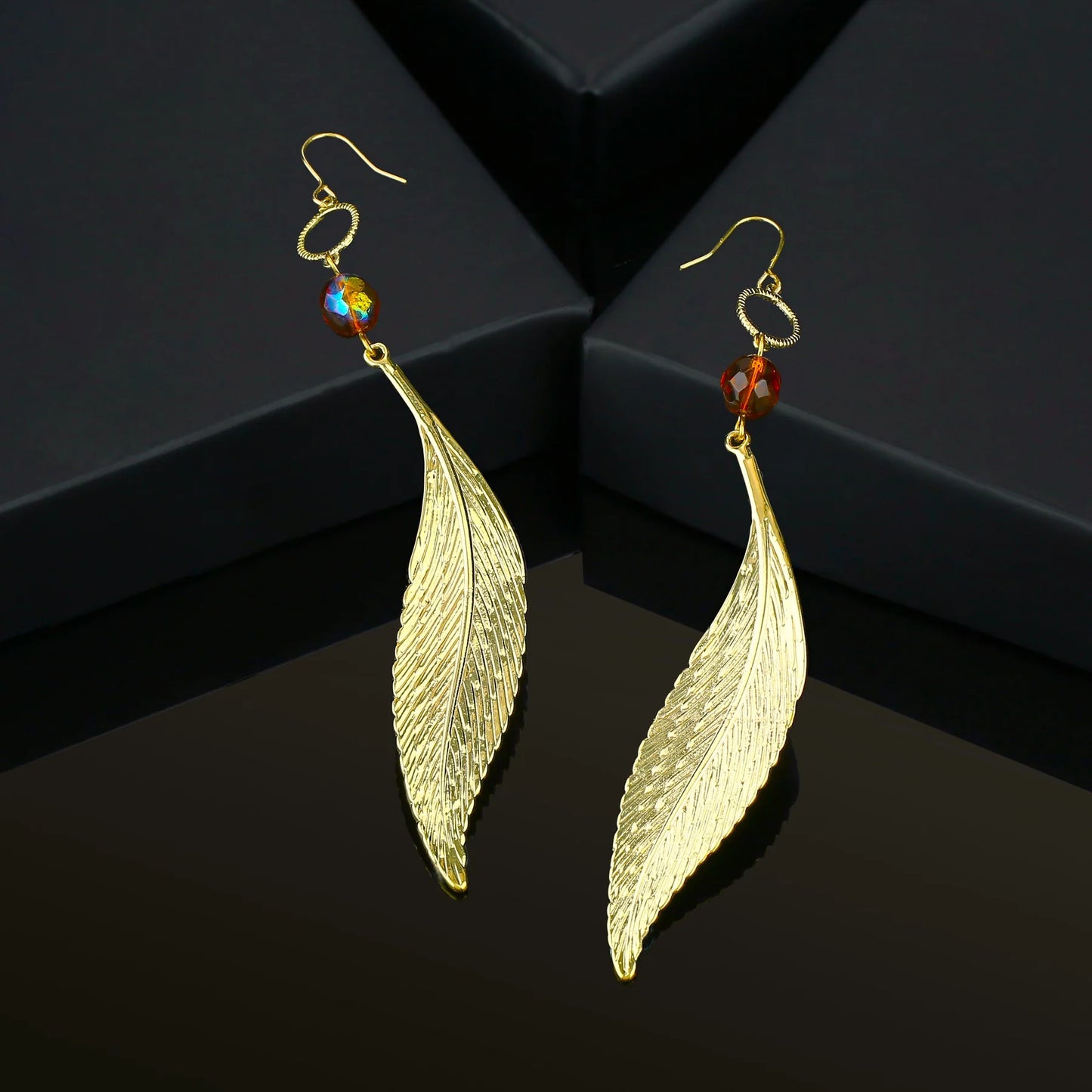 Willow Leaf Dangle Earrings