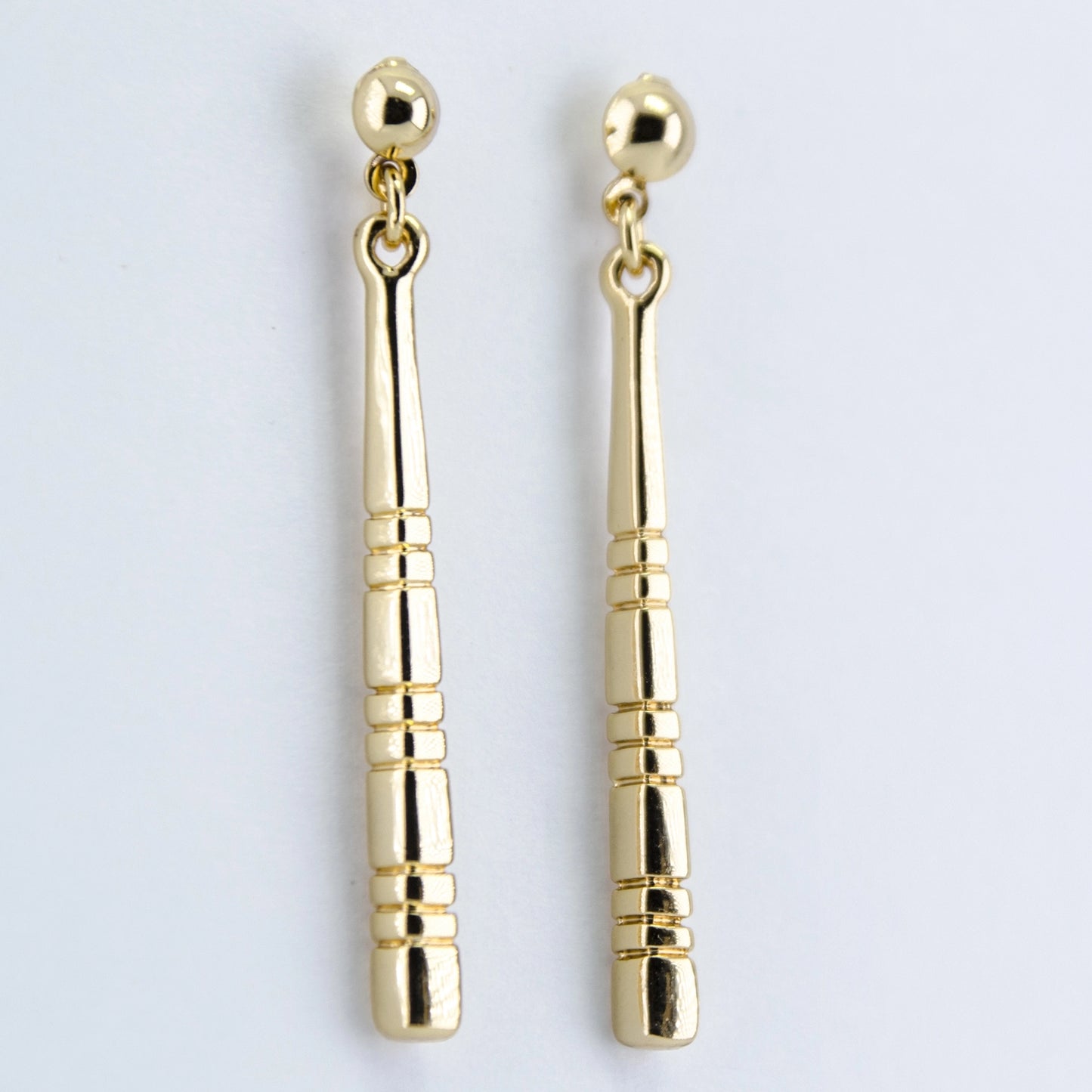 24Kt Gold Plated Classic Drop Long Earrings