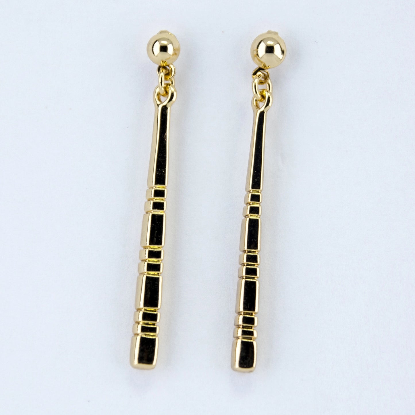 24Kt Gold Plated Classic Drop Long Earrings