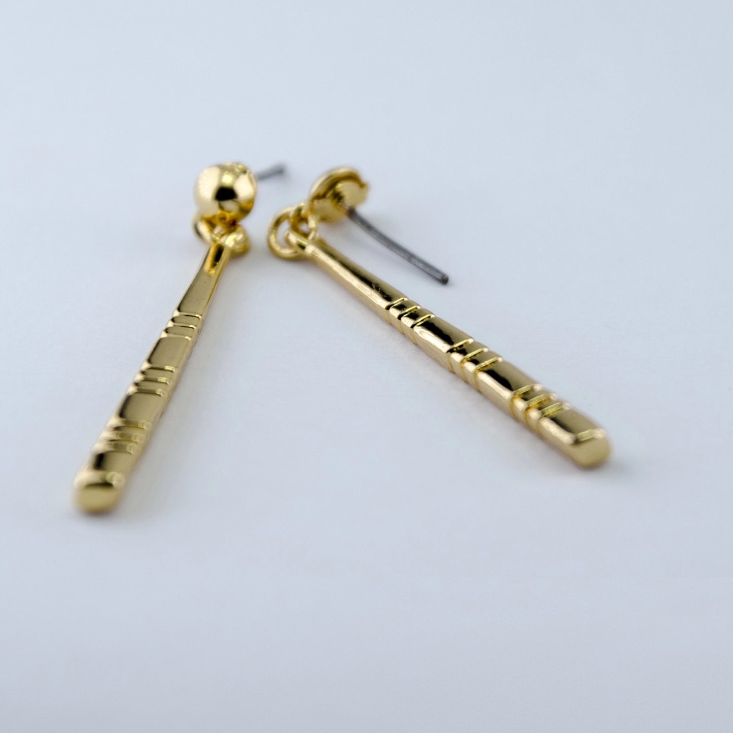 24Kt Gold Plated Classic Drop Long Earrings